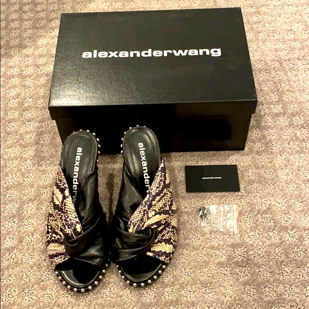 Alexander Wang exotic heels Size 38